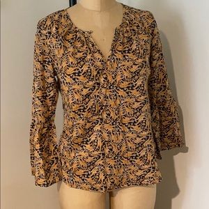 JCrew Giraffe Print Blouse 🦒